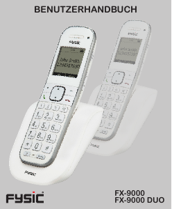 Bedienungsanleitung Fysic FX-9000 Schnurlose telefon