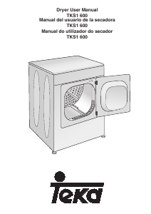 Manual Teka TKS1 600 BL Máquina de secar roupa