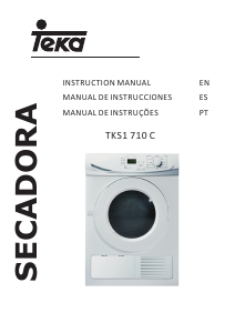 Manual de uso Teka TKS1 710 C Secadora