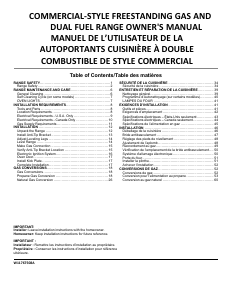Mode d’emploi KitchenAid KFGD948SJP Cuisinière