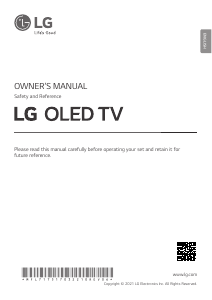 Handleiding LG OLED55B16LA OLED televisie
