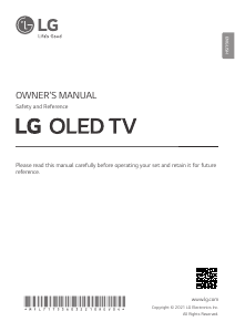 Handleiding LG OLED55G16LA OLED televisie
