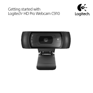 Käyttöohje Logitech HD Pro C910 Verkkokamera