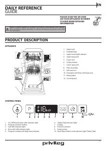 Manual Privileg PV2IC10BS7LA0 Dishwasher