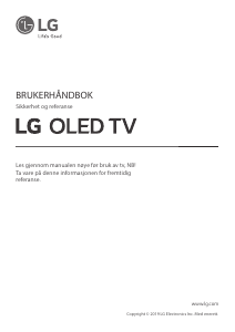 Bruksanvisning LG OLED65C9PLA OLED-TV