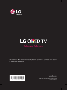 Käyttöohje LG OLED65E6V OLED-televisio
