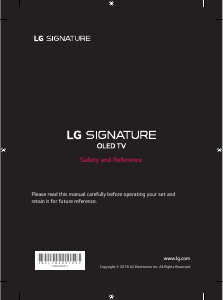 Handleiding LG OLED65W8PLA OLED televisie