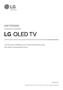 Käyttöohje LG OLED65WX9LA OLED-televisio