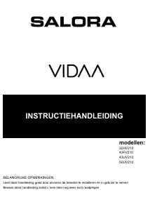 Mode d’emploi Salora 32HV210 Téléviseur LED