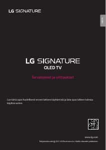 Käyttöohje LG OLED77Z19LA OLED-televisio