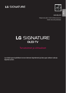 Käyttöohje LG OLED88Z39LA OLED-televisio