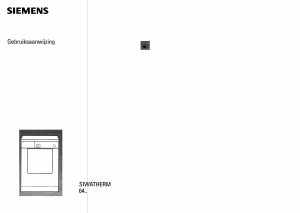 Handleiding Siemens WT64080 Wasdroger