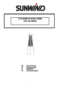 Bruksanvisning Sunwind 420165 Terrassvärmare