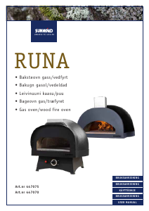 Käyttöohje Sunwind 447070 Runa Pizzauuni