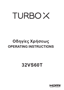 Bruksanvisning Turbo-X TXV-32VS60T LED TV