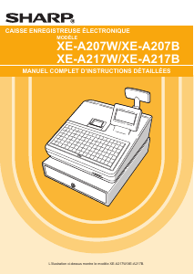 Mode d’emploi Sharp XE-A207B Caisse