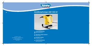 Manuale AquaPur ADR 1300 B2 Pulitore a vapore