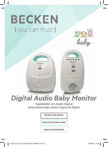 Manual Becken BBM3554 Monitor de bebê