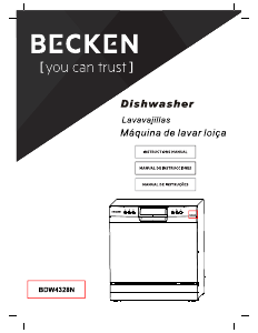 Manual de uso Becken BDW4328N Lavavajillas