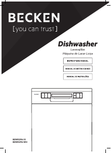 Manual Becken BDW5296 WH Máquina de lavar louça