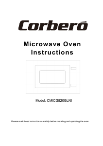 Manual Corberó CMICG520GLNI Micro-onda