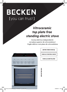 Manual de uso Becken BFE4915N WH Cocina