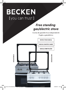 Manual de uso Becken BGS4505N IX Cocina