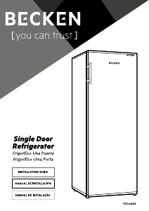 Manual de uso Becken BSD4868 Refrigerador