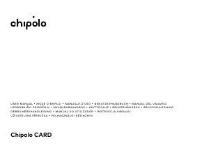 Handleiding Chipolo Card Bluetooth tracker
