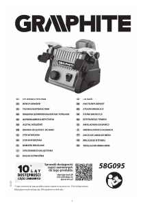 Прирачник Graphite 58G095 Столна брусилка