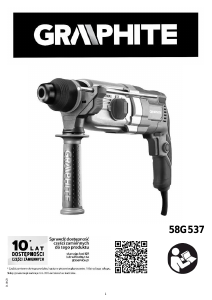 Manual Graphite 58G537 Maşină de găurit cu percuţie