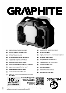 Руководство Graphite 58GE104 Радиоприемник