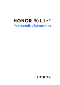 Instrukcja Honor 90 Lite Telefon komórkowy