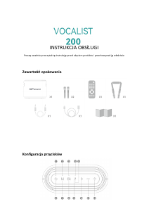 Instrukcja HiFuture Vocalist 200 Głośnik