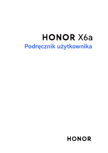Instrukcja Honor X6a Telefon komórkowy