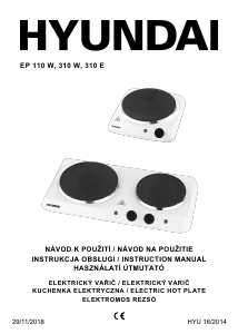 Návod Hyundai EP 310 W Pánt