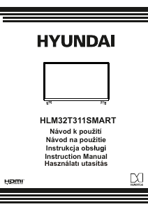 Használati útmutató Hyundai HLM32T311SMART LED-es televízió