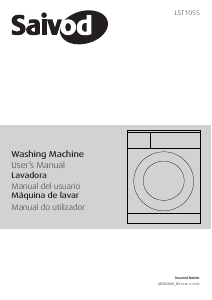 Manual Saivod LST 1055 Máquina de lavar roupa