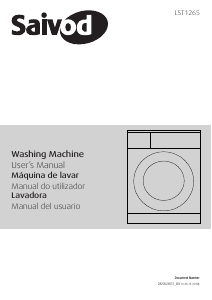 Manual Saivod LST 1265 Máquina de lavar roupa