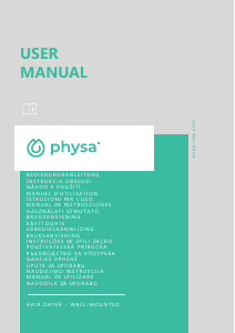 Εγχειρίδιο Physa PHY-HD_03 Πιστολάκι μαλλιών