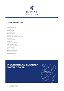 Instrukcja Royal Catering RCBL-25MNC Blender