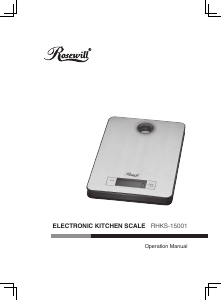 Manual Rosewill RHKS-15001 Kitchen Scale