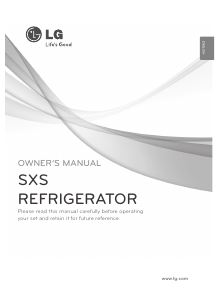 Manual LG GS5163SWJV Fridge-Freezer