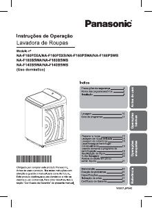 Manual Panasonic NA-F140B5WB Máquina de lavar roupa