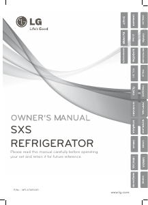 Manual LG GSL325NSCV Fridge-Freezer