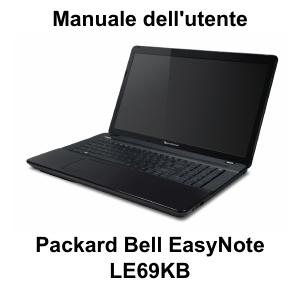 Manuale Packard Bell EasyNote LE69KB Notebook