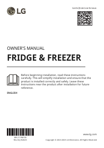 Manual LG GSLV70PZTM Fridge-Freezer