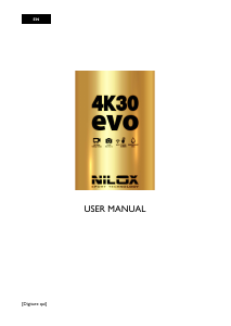 Manual Nilox EVO 4K30 Câmara desportiva
