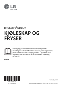 Bruksanvisning LG GSX971NEAZ Kjøle-fryseskap
