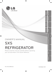 Manual LG GW-B207FSQV Fridge-Freezer